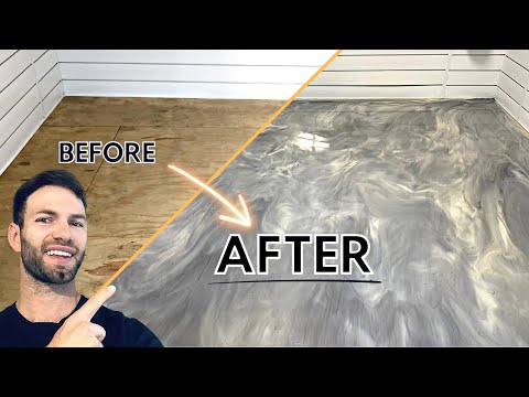 Epoxy Floor Coating Over Plywood Subfloor (Amazing Result!)