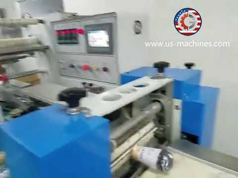 Instant coffee cup horizontal flow film wrapping bag packaging machine HFFS