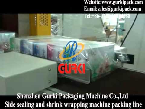 GURKI GPL-5545H+GPS-5030LW tissue shrink wrapping machine,shrinking machine