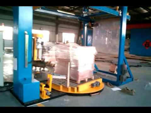 Pallet Stretch Wrapper + Top Sheet Dispenser