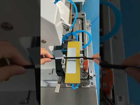 Working video of cable labeling machine