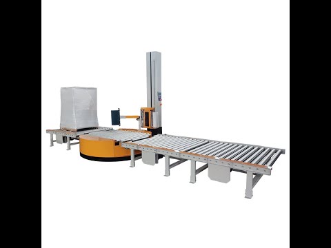 UCR-T2000A Inline Conveyorized Pallet Stretch Wrapping Machine