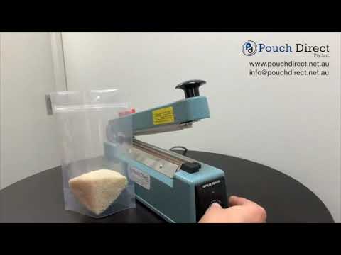 How to seal plastic and paper bags with heat sealing machine