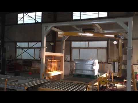 rotary arm stretch wrapper / automatic / pallet / stretch film