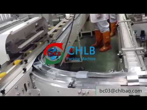 Full Automatic Feeding Sorting Packaging Line for Tray Pallet Product