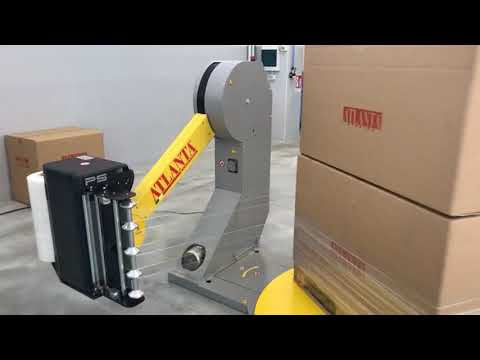 Atlanta Mytho Cut 4 Strokes Pallet Wrapping Machine | Hazel 4D