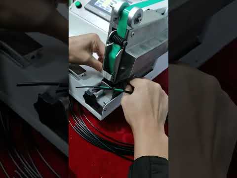 HH-345F Tape Wrapping Machine with ficture to positioning cable assembly