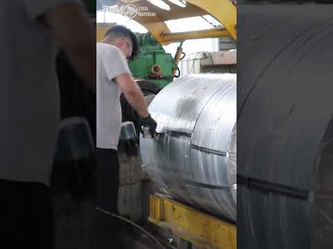 Steel Strip -- slitting then do export packing