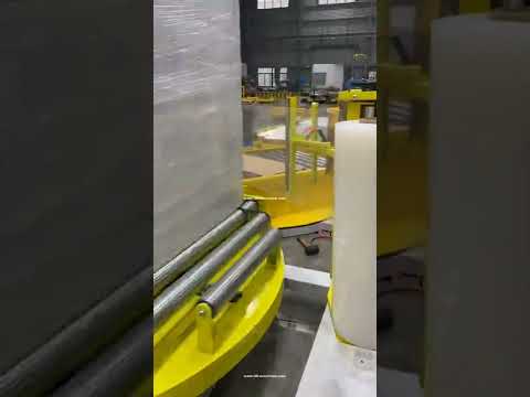 Pallet cargo stretch film wrapping sealing packaging machine