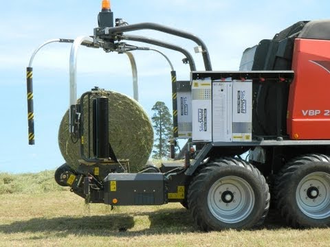 Silage 2012. Round Baling &amp; Wrapping Combo With 3d Wrapping