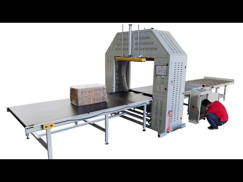 UCR-S1800 Orbital Stretch Wrapper with Tilt Conveyor for Easy Unloading