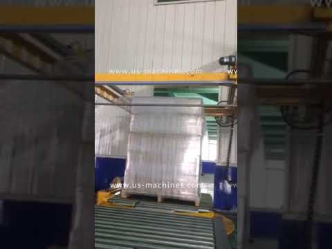 Automatic film pallet overwrapping sealing packing machine for shipping pallet