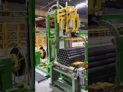 Automatic steel pipe strapping machine