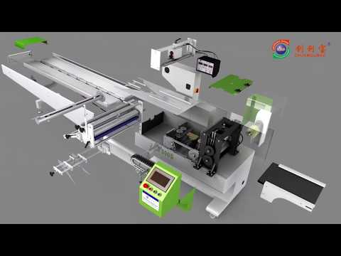 CHLB smart servo flow packing machine 3D display