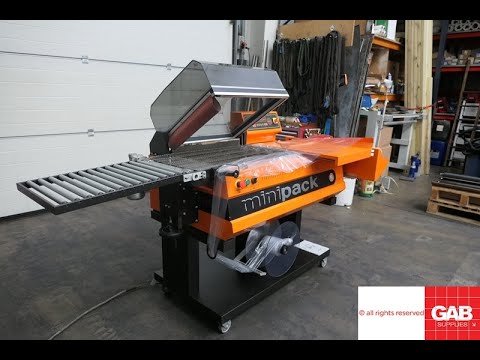 used semi automatic heat shrink wrapping machine for sale minipack torre fm76 Gab Supplies Ltd