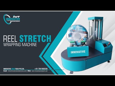 Reel stretch wrapping machine | reel stretch wrapper