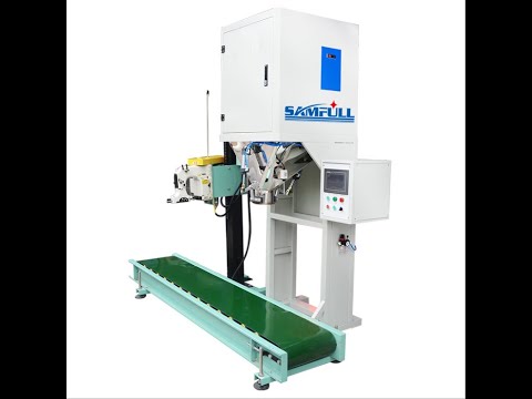 Samfull semi automatic big weight powder 25kg 50kg flour bagging packing machine