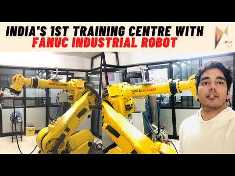 INDIA&#039;S Only Training Centre with 6-Axis FANUC Industrial Robot | Robotics Programming at RVM CAD