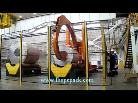 深筒包装机，aluminum coil stretch wrapper packing machine