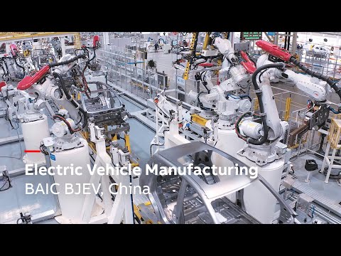 ABB Robots work at BAIC, China