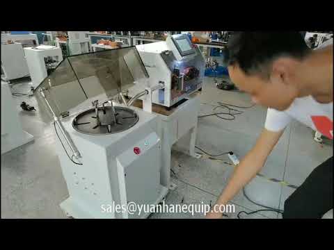 Cable Cut and Strip Machine working with Cable CoIling Machine