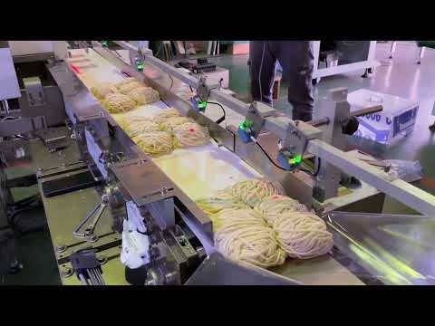 生麵條集合包裝線 Row Noodles balls group auto packaging line