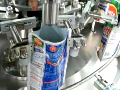 automatic stand up pouch filling and packing machine