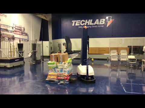 Robot Master wrapping order picked load - Robopac USA