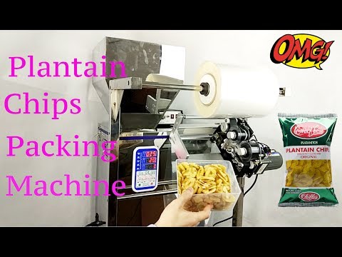 plantain banana chips packing machine automatic packaging machine for home business