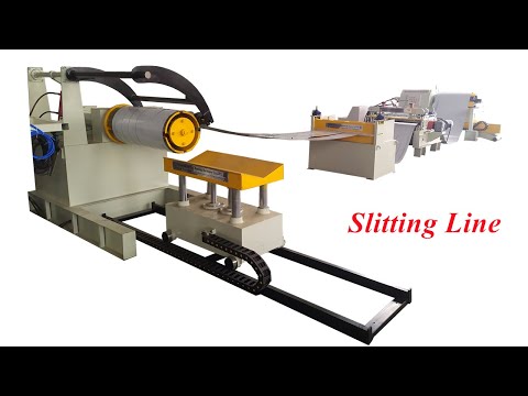 Metal Coil Slitting Line, 1200*0.5mm, 7 Strips, 20m Speed, America