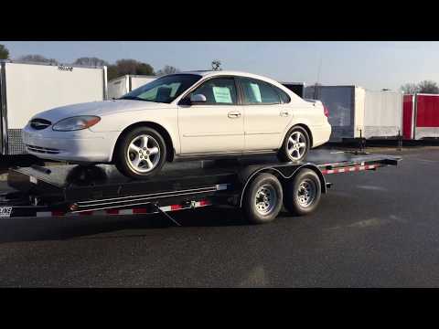 How to Load a Car onto a Hydraulic Tilt Bed Trailer | Pro-Line Trailers