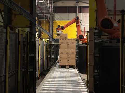 Kuka Packaging and Palletizing Robot #shorts #short