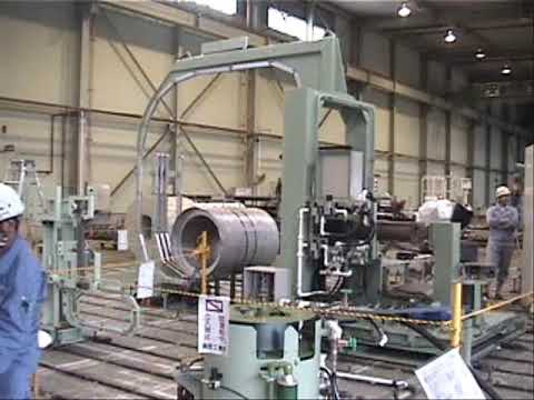 Autoamtic Steel coil strapping machine