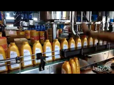 AUTOMATIC ENGINE OIL PACKING LINE