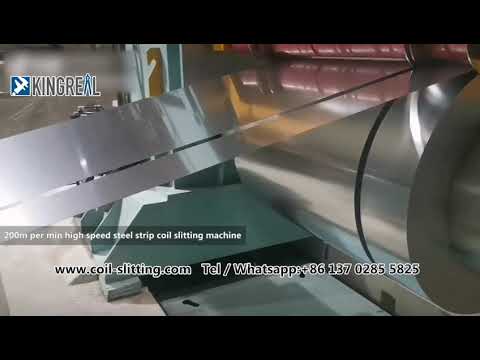 KINGREAL Coil Slitting Machine With Different Material, Copper slitter, Steel slitter and Aluminum