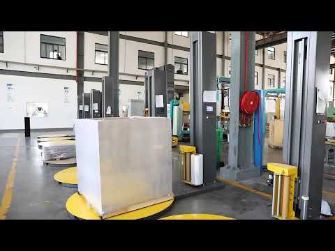 SCR-1650F stretch film pallet wrapper automatic pallet wrapping machine