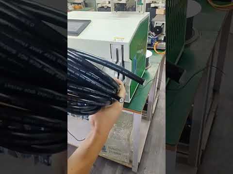 wire cable tube winding tying packing machine #packingmachine