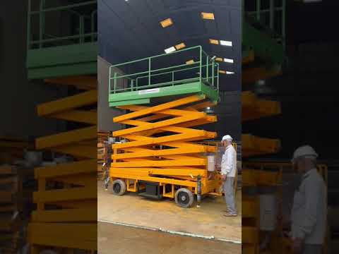 Material Handling Equipment Manufacturer JOIST delivered 14M Mobile scissor lift - www.joist.in