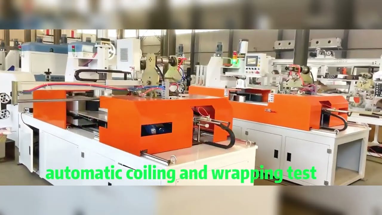 Automatic cable packaging machine with 1200 coils capacity. - LUPACK